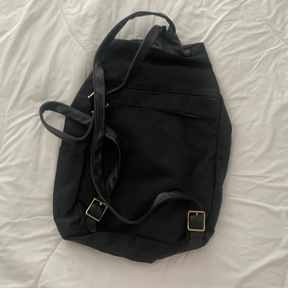Vintage Shoe Backpack Girly Eclectic Hipster Work Tote Zip Up Artsy Purse Bag